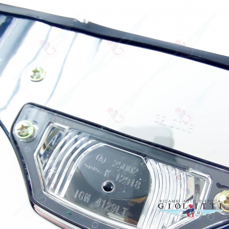 Luce Targa Plastica Cromata Fiat 500 - Fiat 600 - Fiat - Giolitti